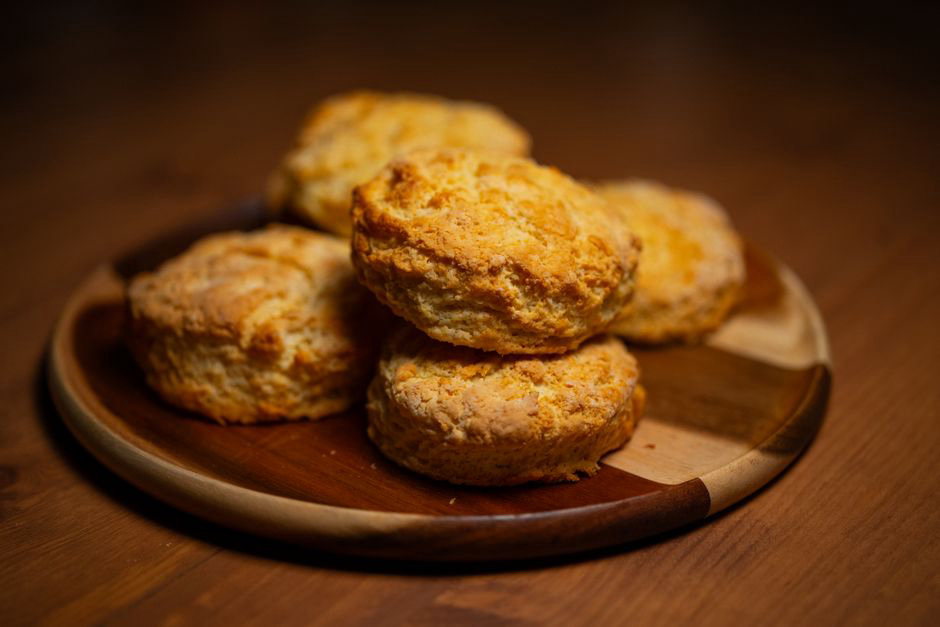 Biscuits mit Backpulver